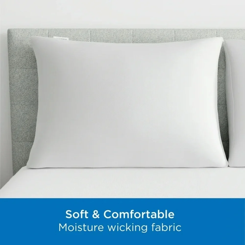 Allerease Maximum Zippered King Size Pillow Protector, 1 Pack NWT - Picture 5 of 7